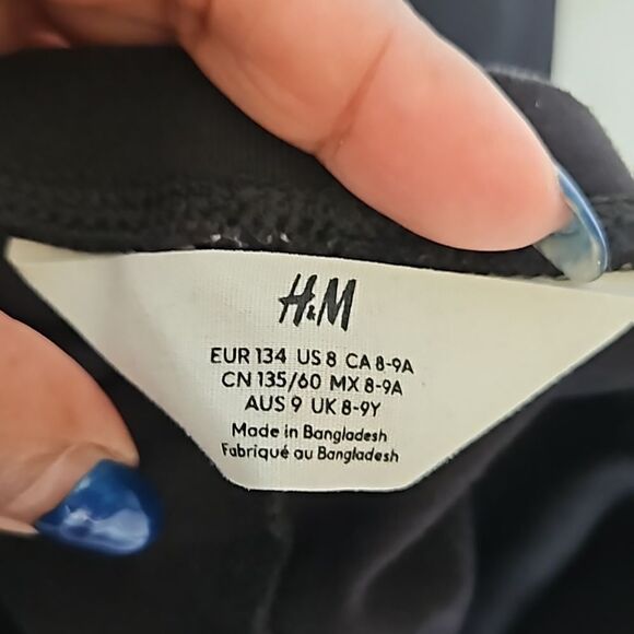 Gap Girl's Bundle Of 6 Pieces T-shirt & Pants Navy Blue/ Red 7- 8 Years Old - Picture 11 of 16